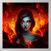 Poster Girl with Fire ポスター (正面)