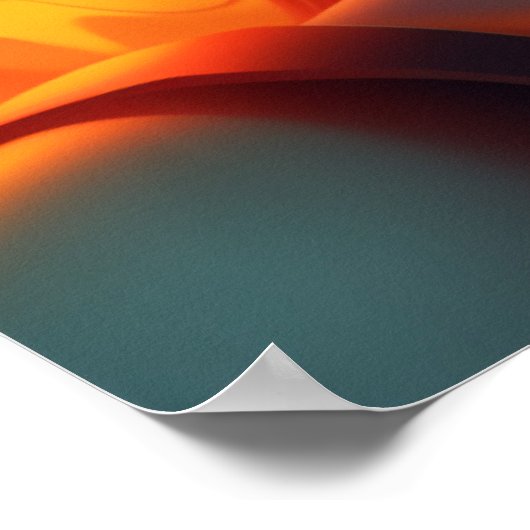 Poster Girl with Fire ポスター (角)