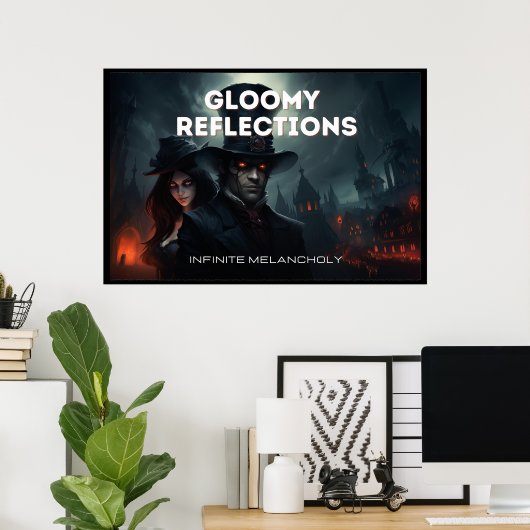Poster Gloomy Reflections ポスター (ホームオフィス)