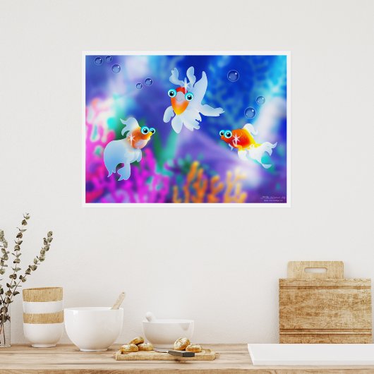 poster_goldfishA ポスター (キッチン)