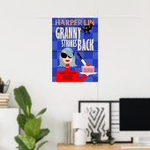 POSTER Granny Striks Back by Harper Lin Book Cove ポスター (ホームオフィス)