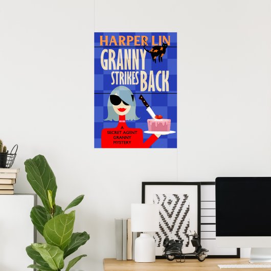 POSTER Granny Striks Back by Harper Lin Book Cove ポスター (ホームオフィス)