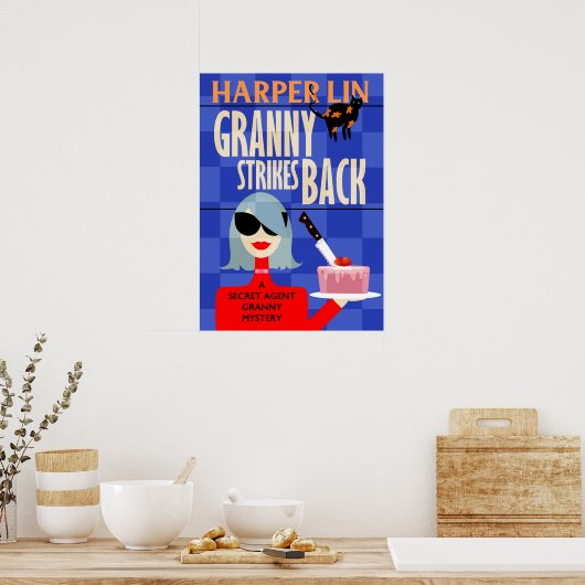 POSTER Granny Striks Back by Harper Lin Book Cove ポスター (キッチン)