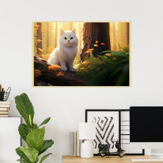 Poster Guardians of the Forest Felines ポスター (ホームオフィス)