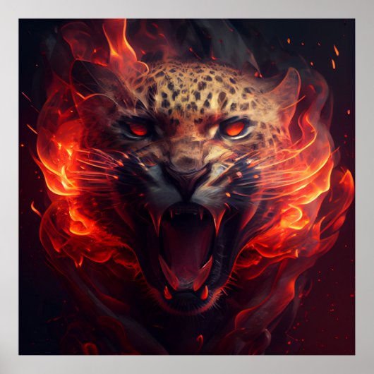 Poster Guépard rouge ポスター (正面)