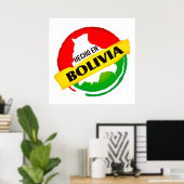 Poster Hecho en Bolivia ポスター (ホームオフィス)