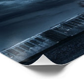 Poster Homme Noir Train ポスター (コーナー)