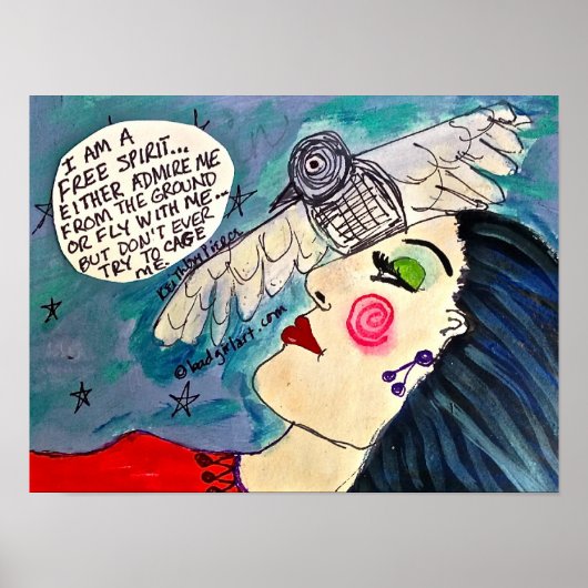 POSTER-Iは自由な精神だ。 ポスター (正面)