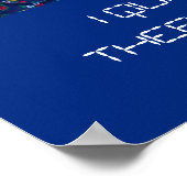 Poster - I Quilt ... Star Pattern ポスター (角)