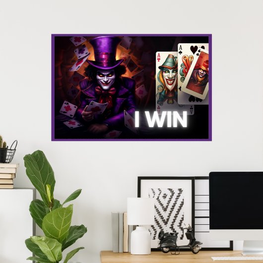 Poster I WIN ポスター (ホームオフィス)