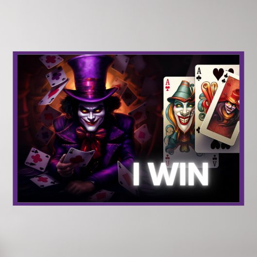 Poster I WIN ポスター (正面)