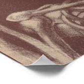 Poster In vino veritas = In wine, Truth Skeleton ポスター (角)