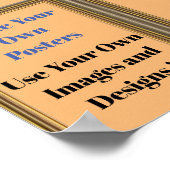 Poster Instant Download Template ポスター (角)