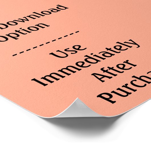 Poster Instant Download Template ポスター (角)