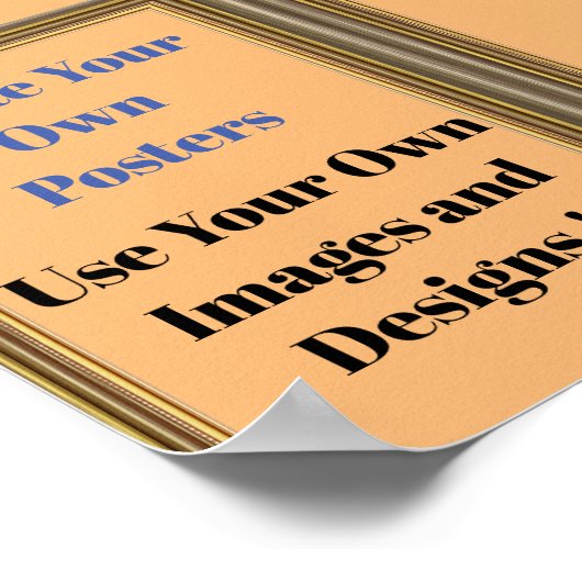 Poster Instant Download Template ポスター (角)