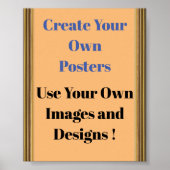 Poster Instant Download Template ポスター (正面)