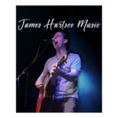 Poster - James Hartsoe Music singing ポスター (正面)
