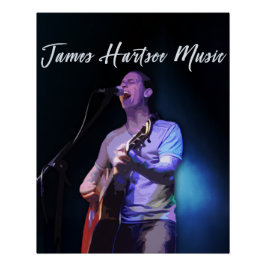 Poster - James Hartsoe Music singing ポスター