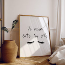 Poster Je m'en bats les cils