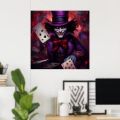 Poster Jeu de Cartes Énigmatique avec le Joker ポスター (ホームオフィス)