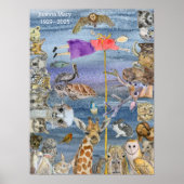 Poster: Joanna flying amongst the animals ポスター (正面)