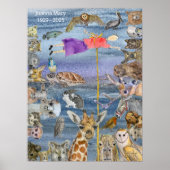 Poster: Joanna flying amongst the animals ポスター (正面)