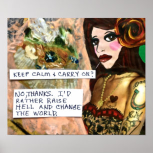 POSTER-KEEP CALM AND CARRY ON? ポスター