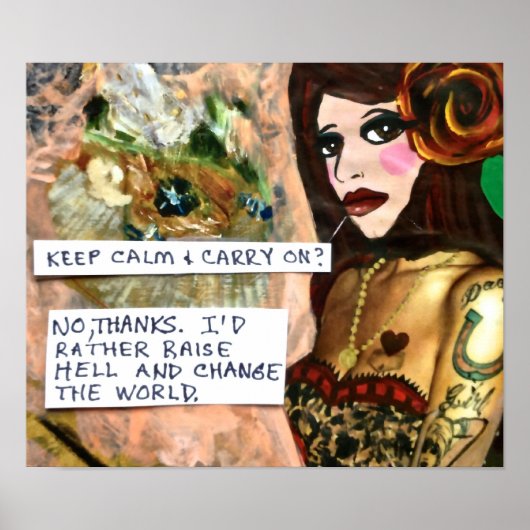 POSTER-KEEP CALM AND CARRY ON? ポスター (正面)