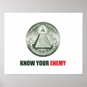 poster know your enemy illuminati ポスター (正面)