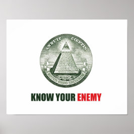 poster know your enemy illuminati ポスター