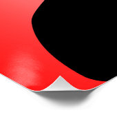 Poster La femme papillons rouges ポスター (コーナー)