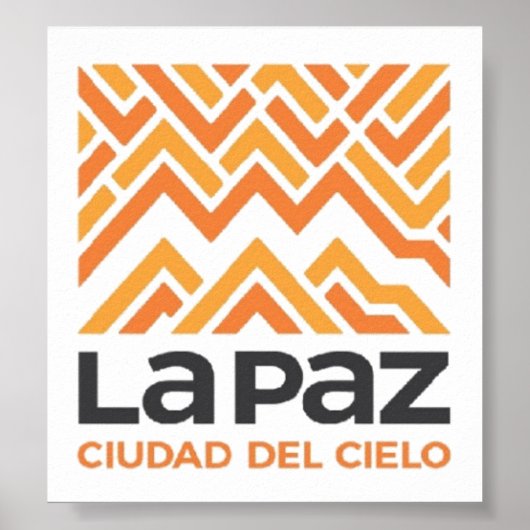 Poster La Paz ciudad del cielo ポスター (正面)
