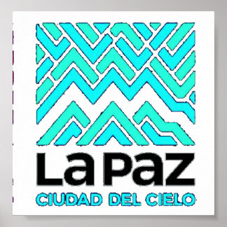 Poster La Paz ciudad del cielo ポスター