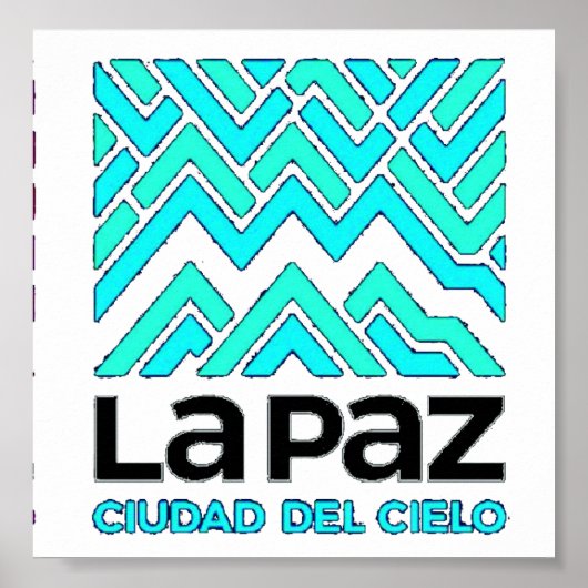 Poster La Paz ciudad del cielo ポスター (正面)