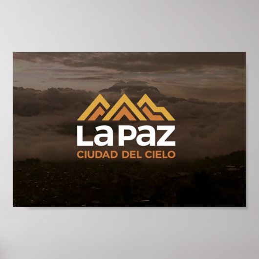 Poster  La Paz ciudad del cielo ポスター (正面)