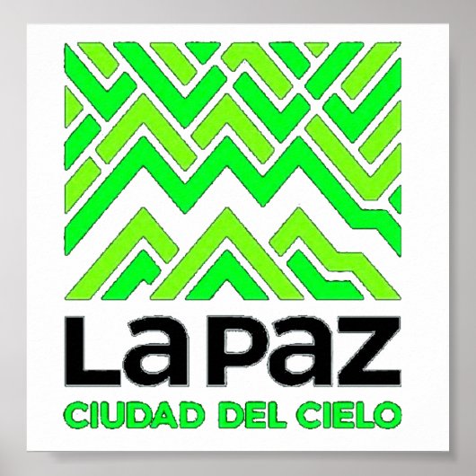 Poster La Paz ciudad del cielo ポスター (正面)