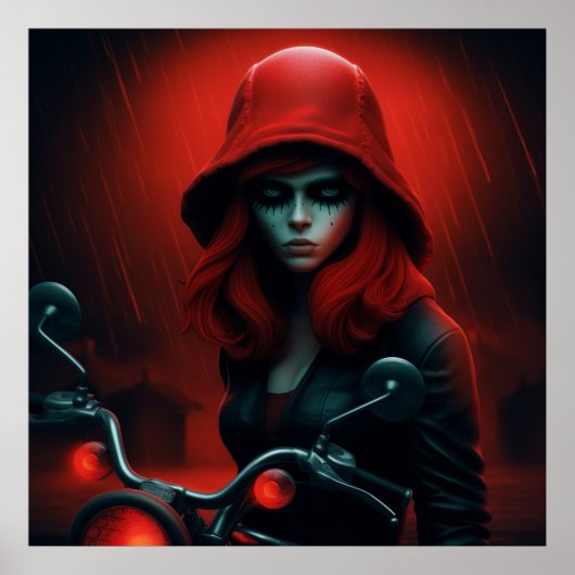 Poster La Rebelle en Chapeau Rouge ポスター (正面)