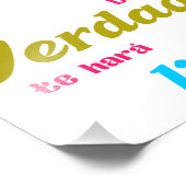 Póster La verdad te hará libre フォトプリント (角)