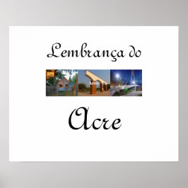 Poster lembrança do Acre ポスター