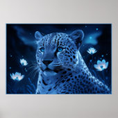 Poster Leopard's bleu ポスター (正面)