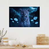 Poster Leopard's bleu 06 ポスター (キッチン)