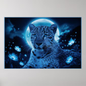 Poster Leopard's bleu 08 ポスター (正面)