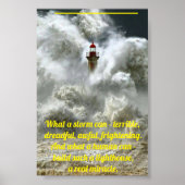 Poster Light house in Storm ポスター (正面)