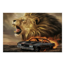 Poster Lion 06