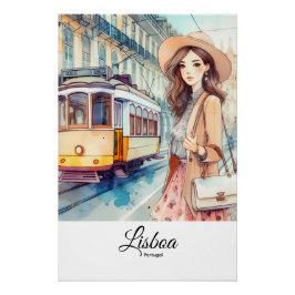 Póster Lisboa ポスター