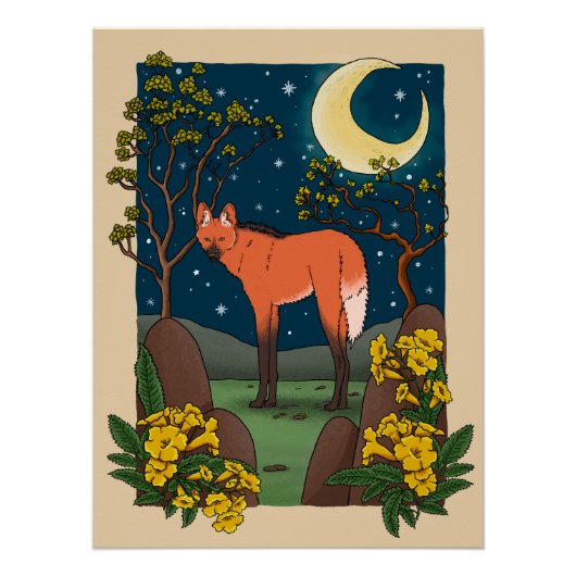 Poster Lobo Guará ポスター (正面)