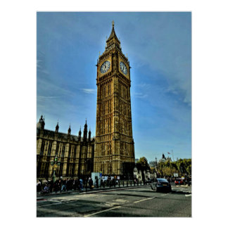 Poster Londre Big Ben ポスター