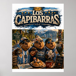  Poster Los Capibarras viajeros en Canadá ポスター