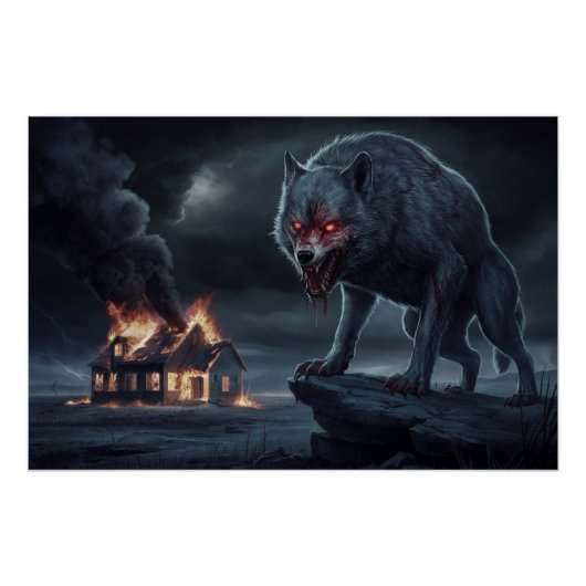 Poster Loup Feu 03 ポスター (正面)