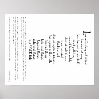 POSTER - LOVE IS... 1コリント13:1-3 （パート1） ポスター